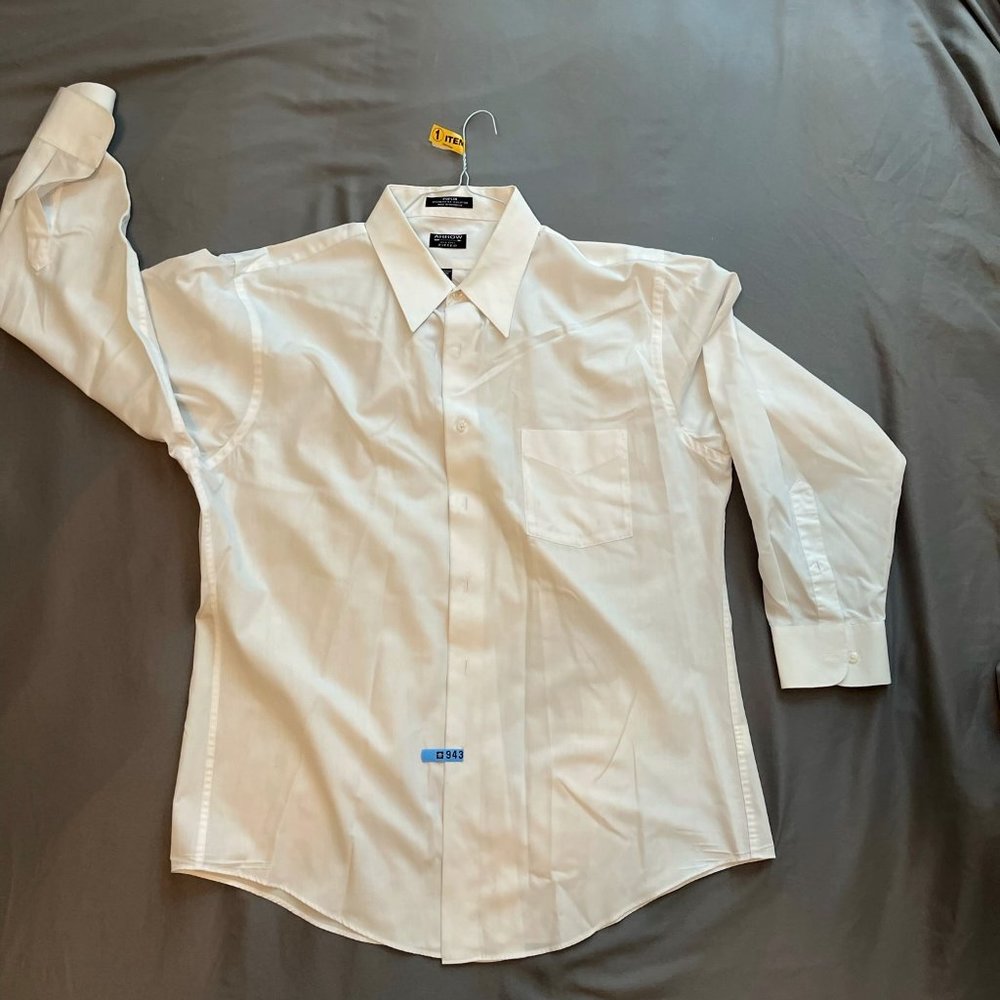 17 1/2 (XL) Arrow White Fitted Shirt